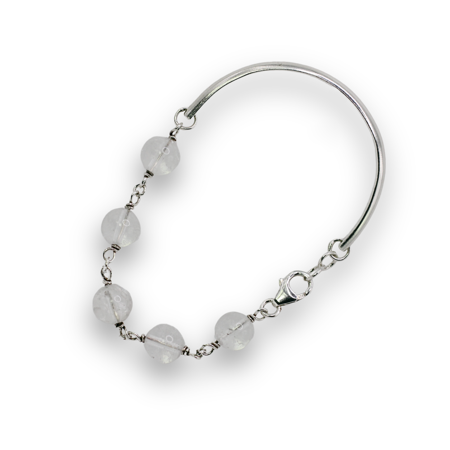 Clear Quartz Cuff Bracelet