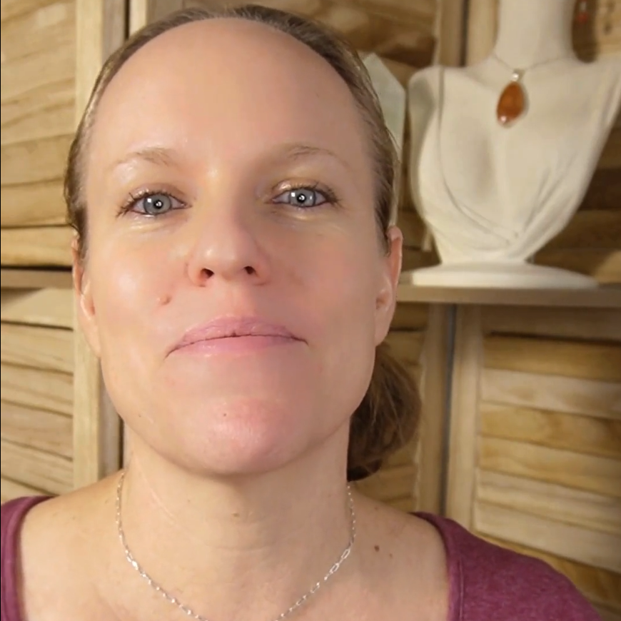 Woman owner and artist at Vijara jewelry.