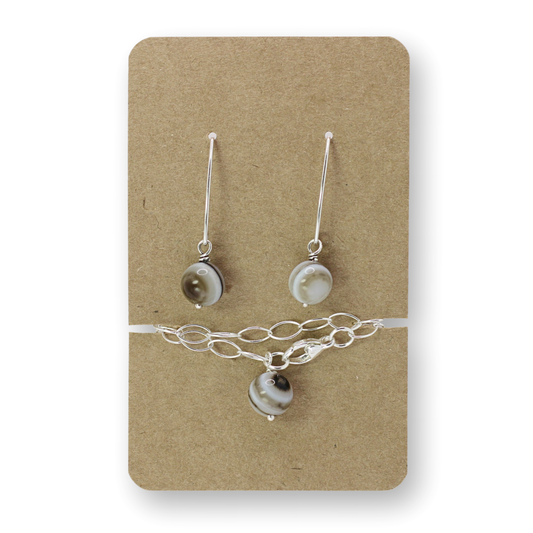 Banded Agate Bracelet Bundle