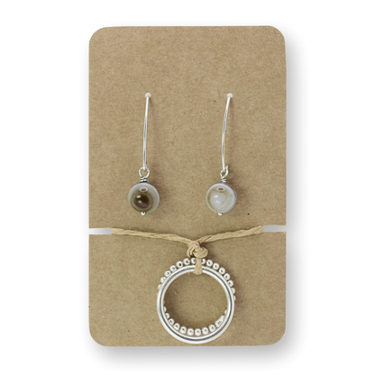 Banded Agate Ring Bundle