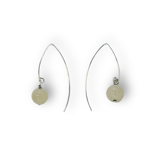 Honey Calcite Marquise Earrings