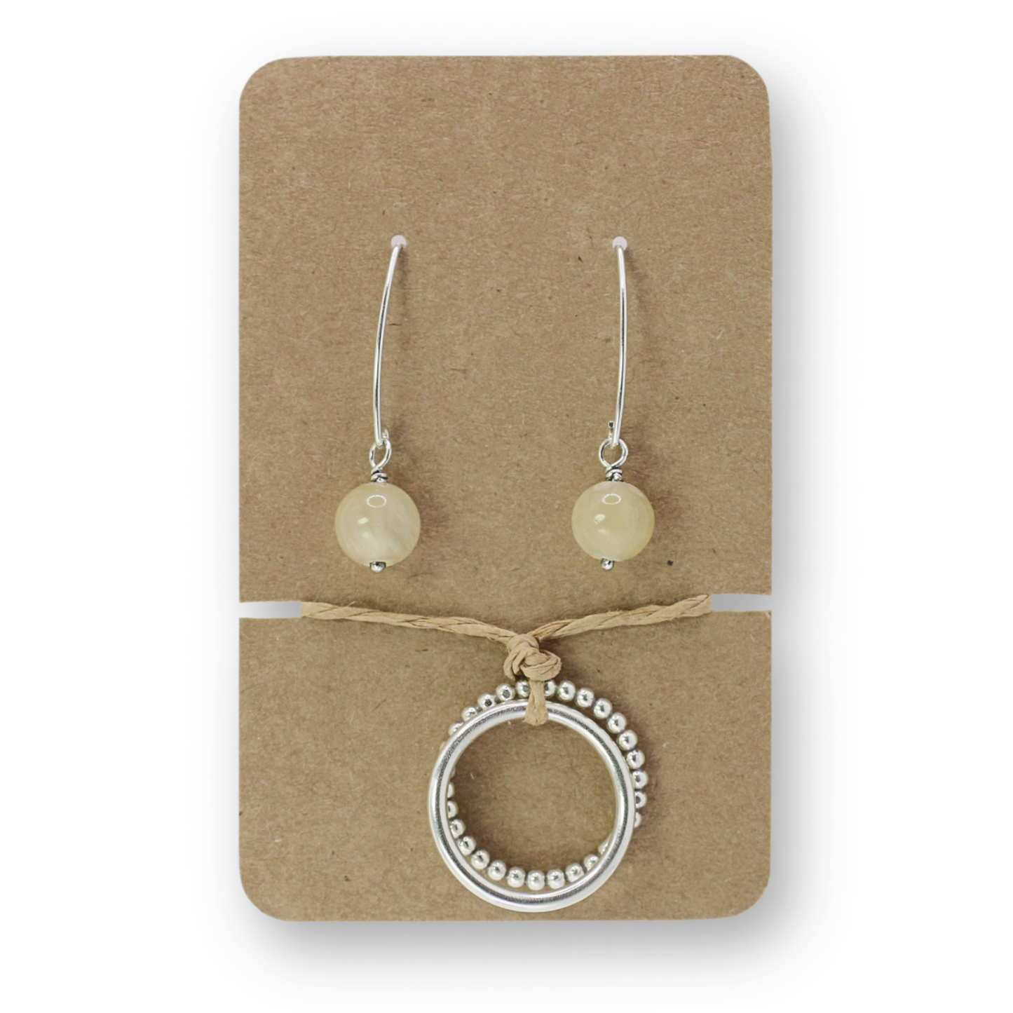 Honey Calcite Ring Bundle