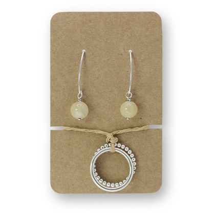 Honey Calcite Ring Bundle