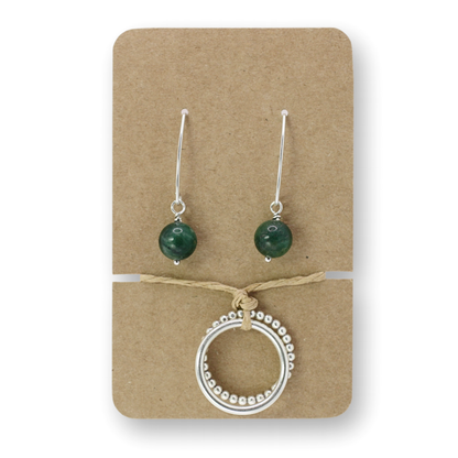 Mica Fuchsite Ring Bundle