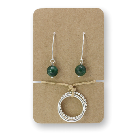 Mica Fuchsite Ring Bundle