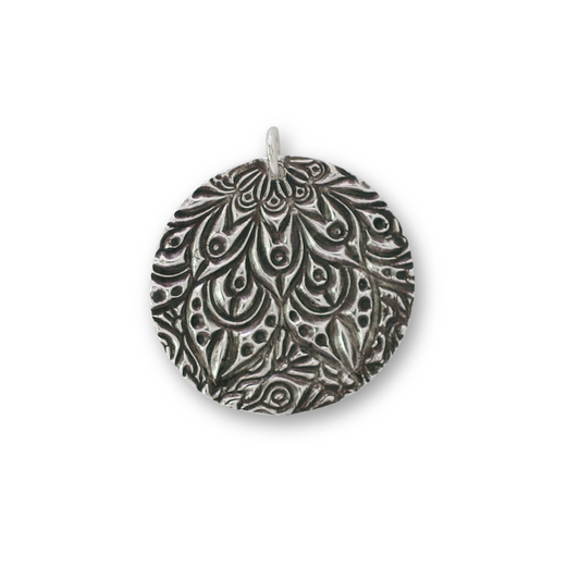 Round mandala pendant