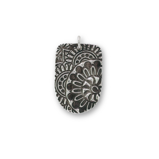 Capsule mandala pendant