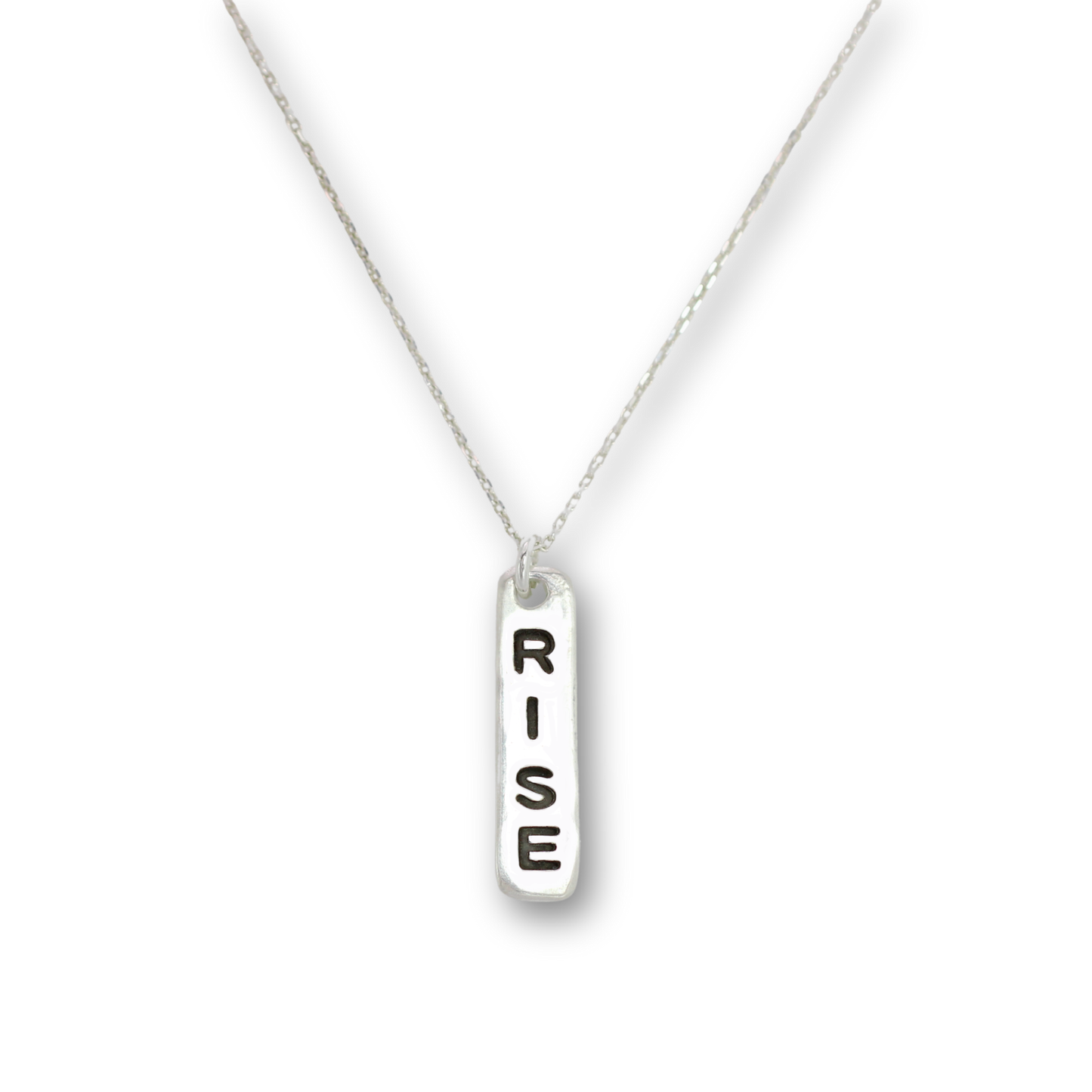 Rise charm necklace