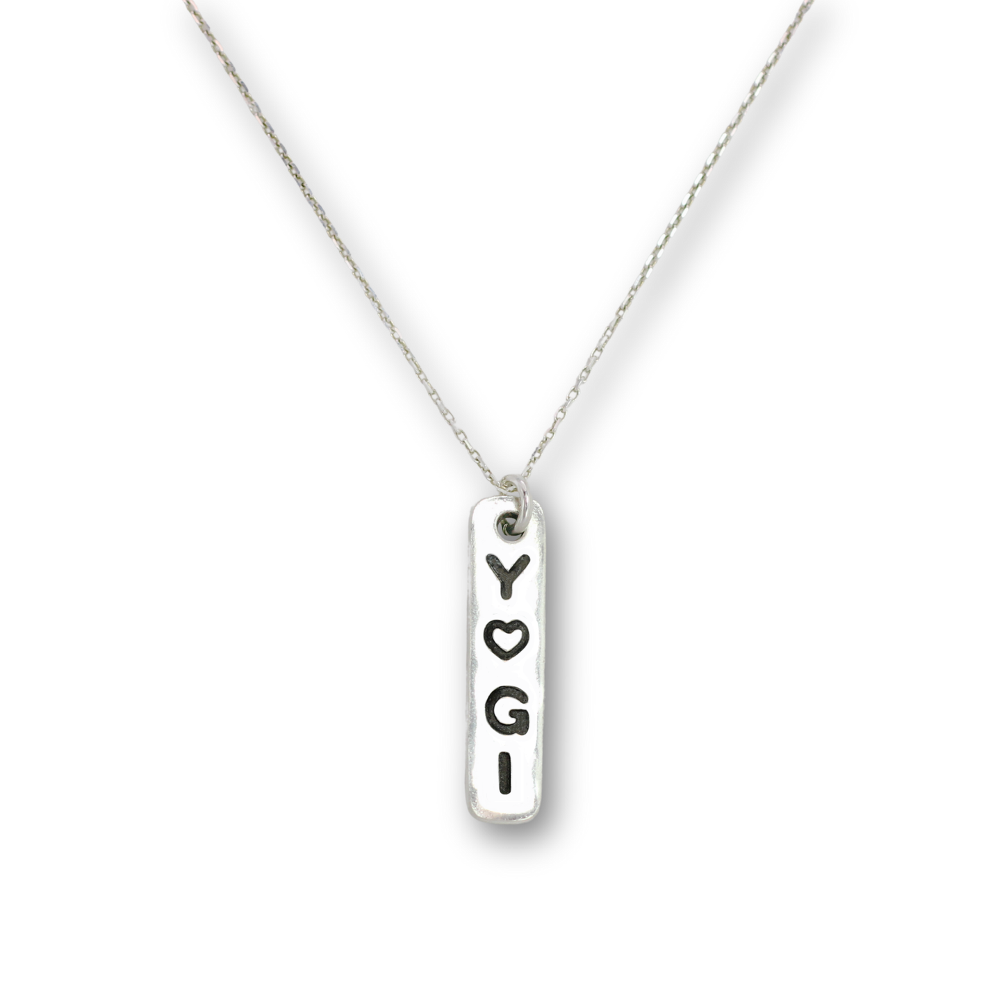 Yogi charm necklace
