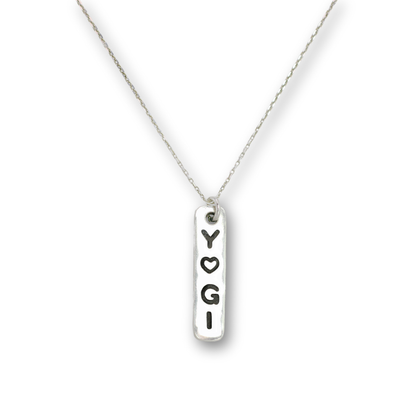 Yogi charm necklace