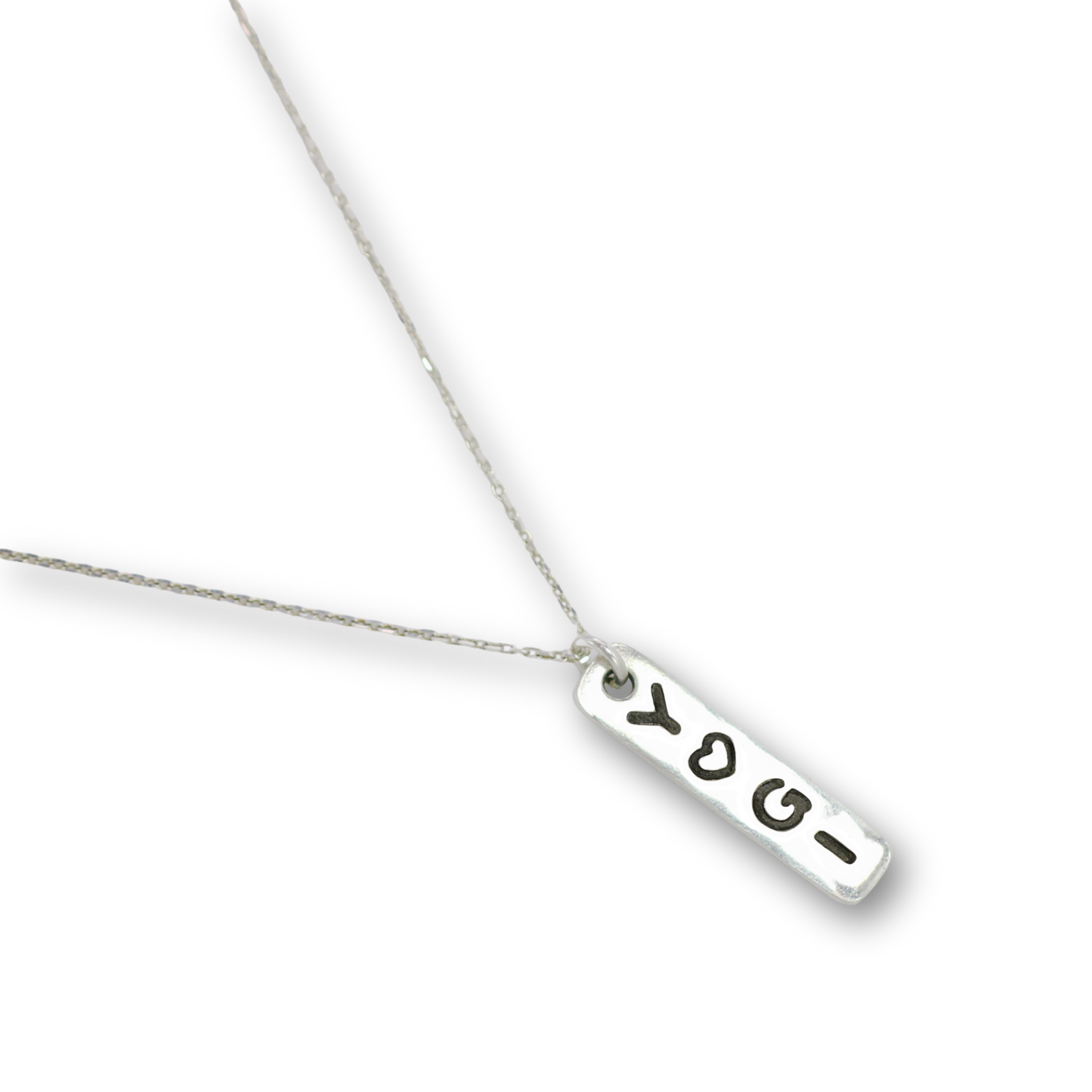 Yogi charm necklace
